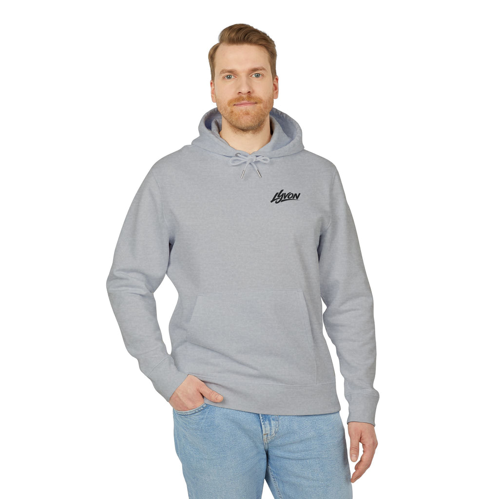 Lyvon 'Born to Stand Out' Hoodie — Graphic White Pullover