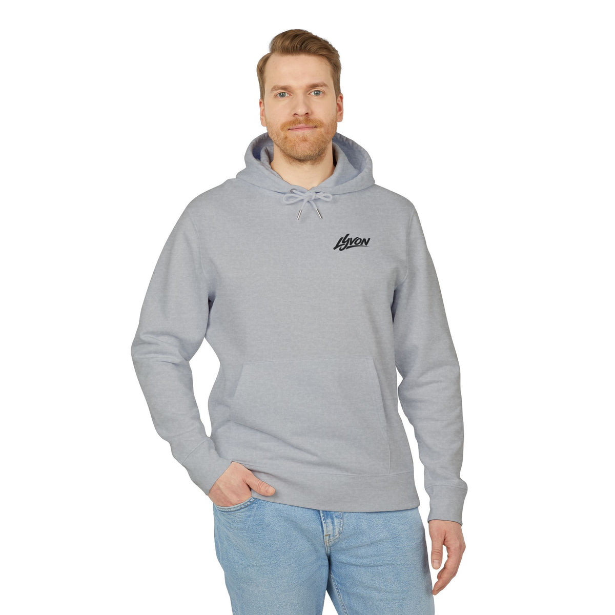 Lyvon 'Born to Stand Out' Hoodie — Graphic White Pullover