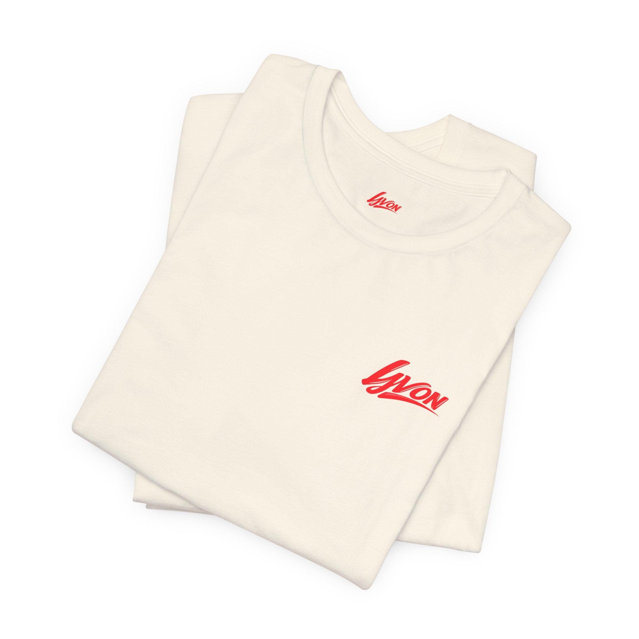 Heart Name Tee — 'Lyon' Pink Heart Graphic T-Shirt