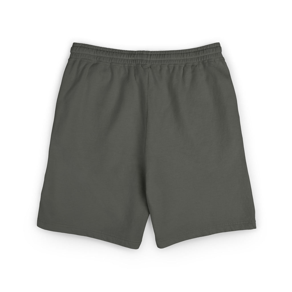 Lightweight Fleece Sweat Shorts - Garment-Dyed Casual Lounge Shorts with Script Logo