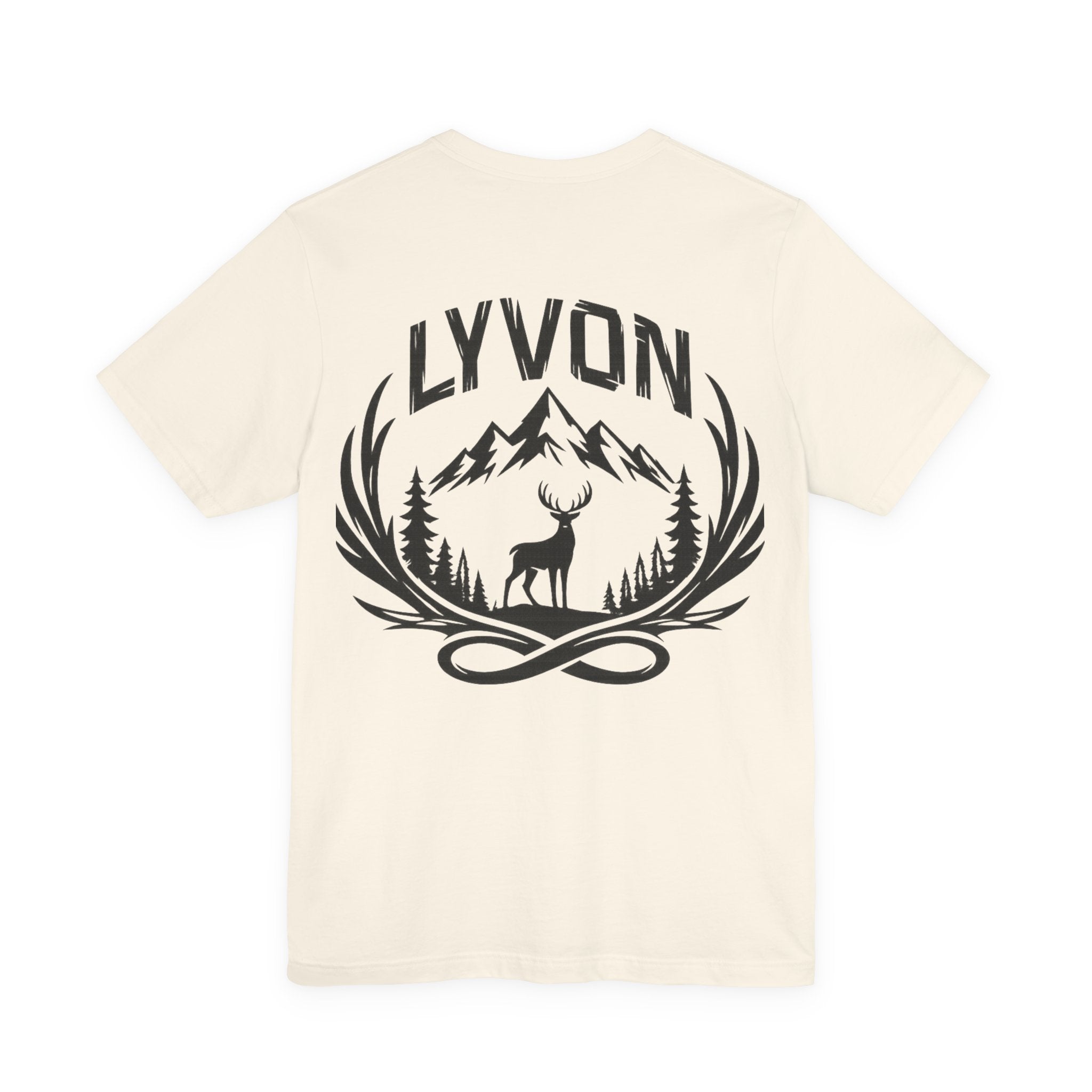 LYVON Outdoor Deer Tee — T-Shirt Graphique Montagne