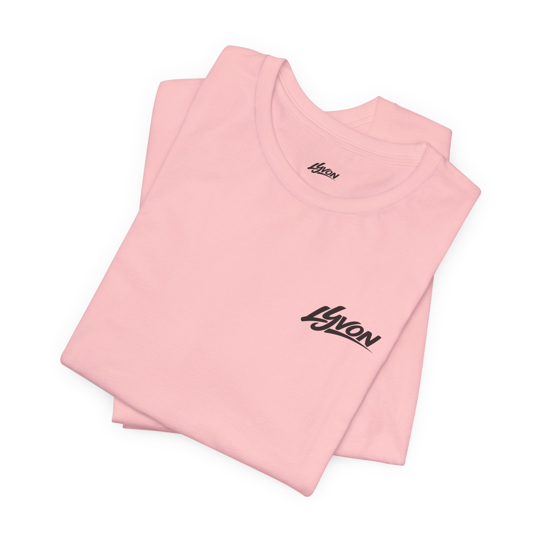 Lyon Retro Wave Tee — Graphic Back Print White T-Shirt