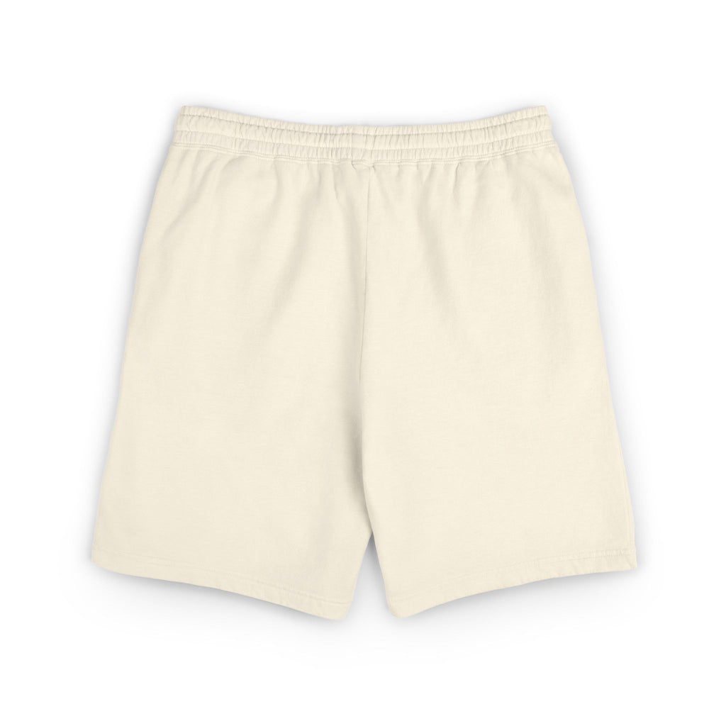 Lightweight Fleece Sweat Shorts - Garment-Dyed Casual Lounge Shorts with Script Logo