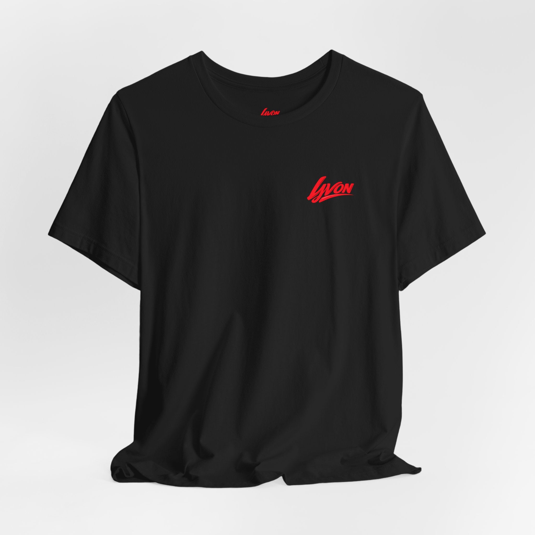 Heart Name Tee — 'Lyon' Pink Heart Graphic T-Shirt