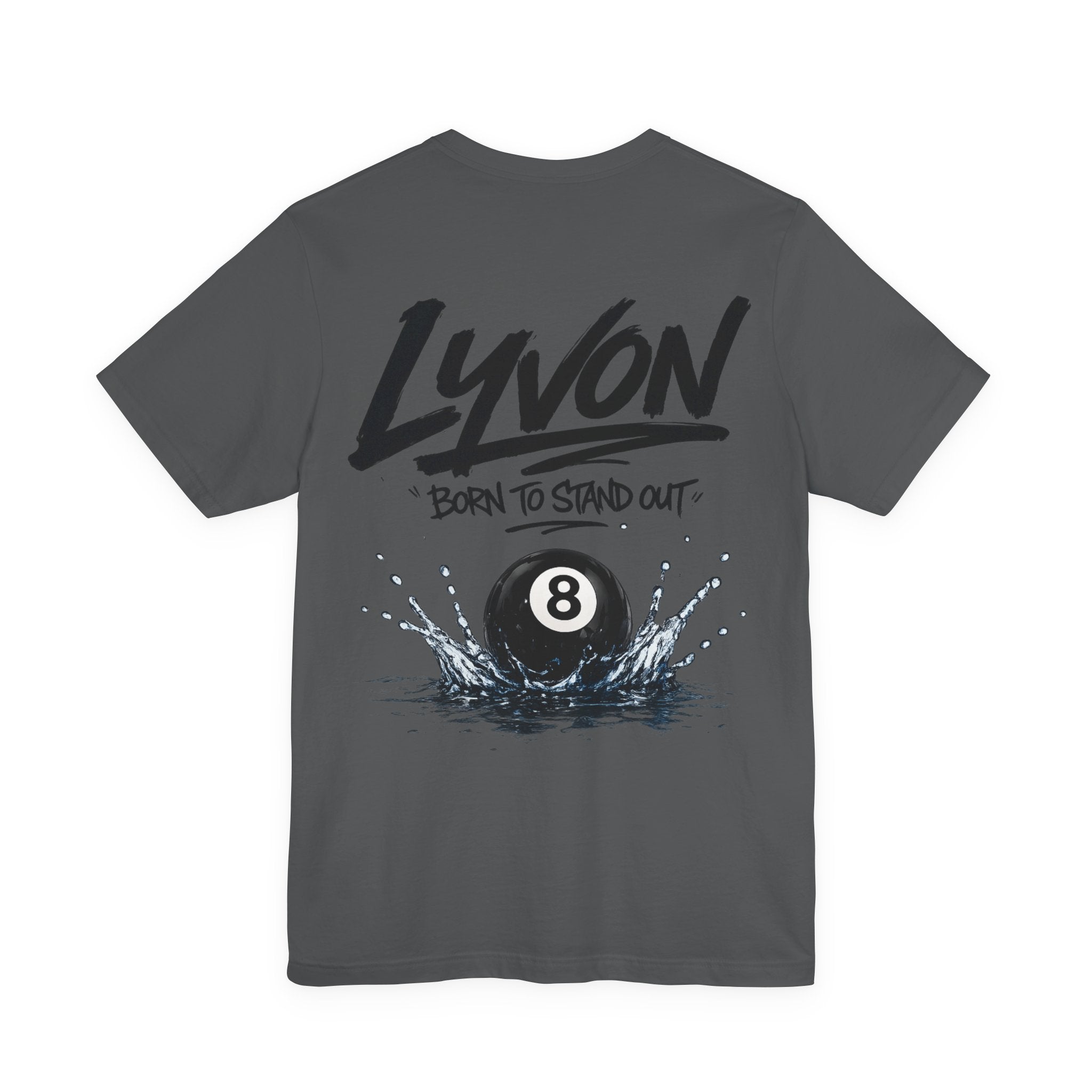 Lyvon 'Born to Stand Out' 8-Ball Splash T-Shirt