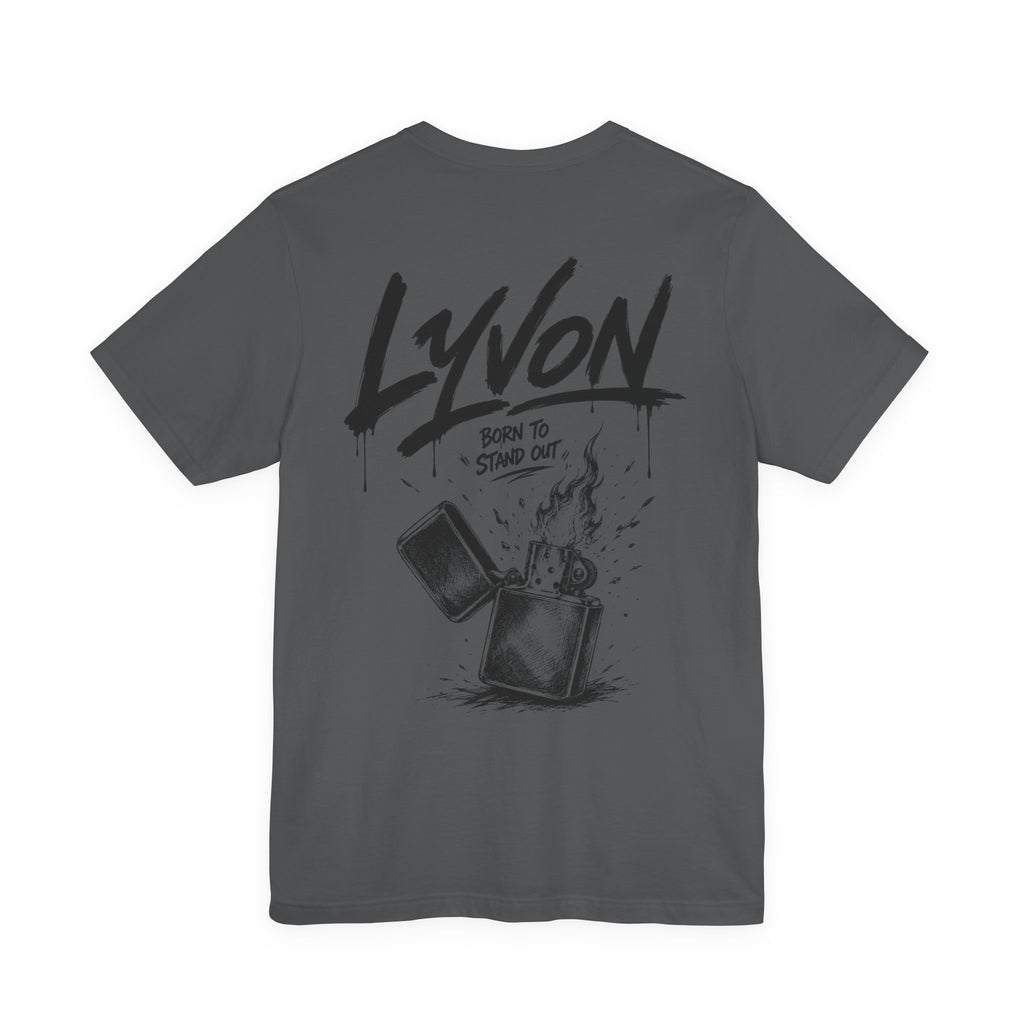 LYVON Lighter Tee — T-Shirt Graphique "Born to Stand Out"