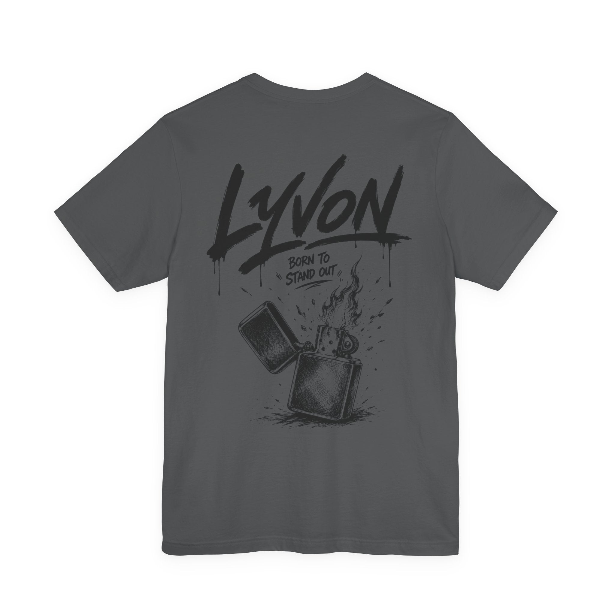 LYVON Lighter Tee — T-Shirt Graphique "Born to Stand Out"