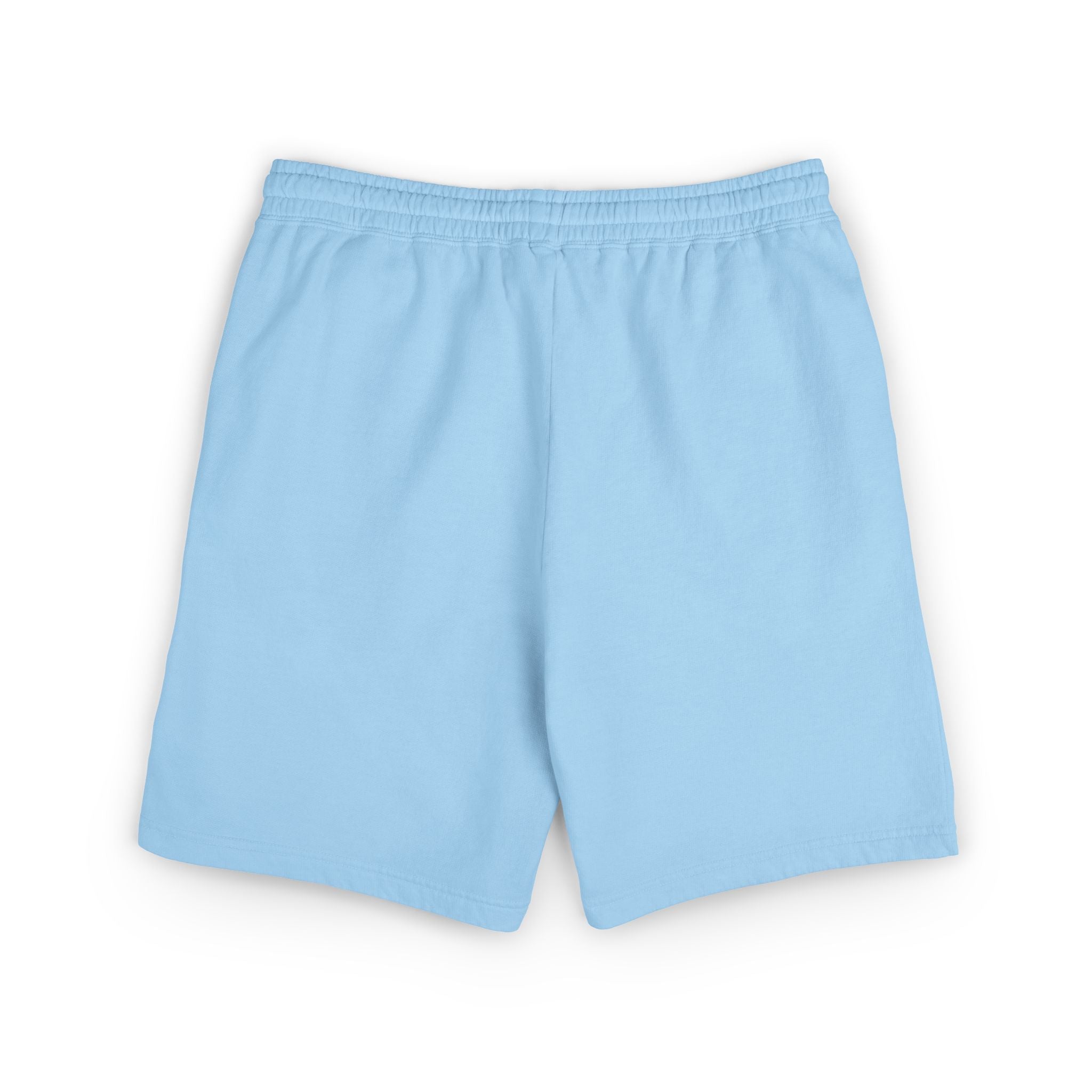 Lightweight Fleece Sweat Shorts - Garment-Dyed Casual Lounge Shorts with Script Logo