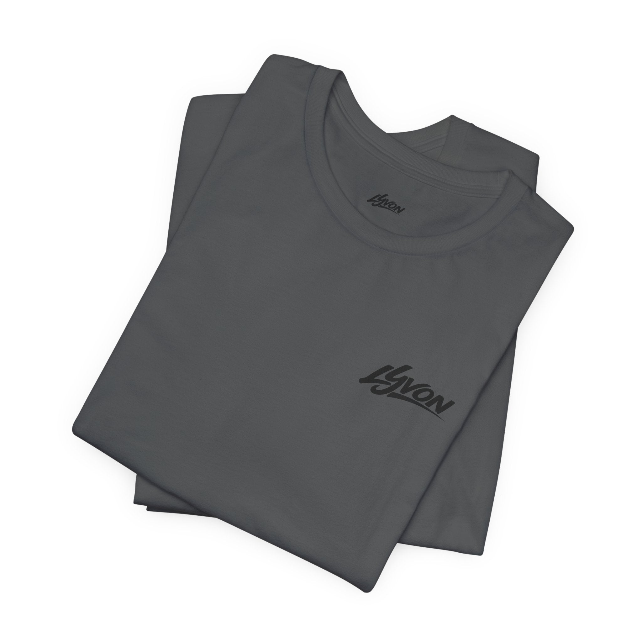 Lyon Retro Wave Tee — Graphic Back Print White T-Shirt