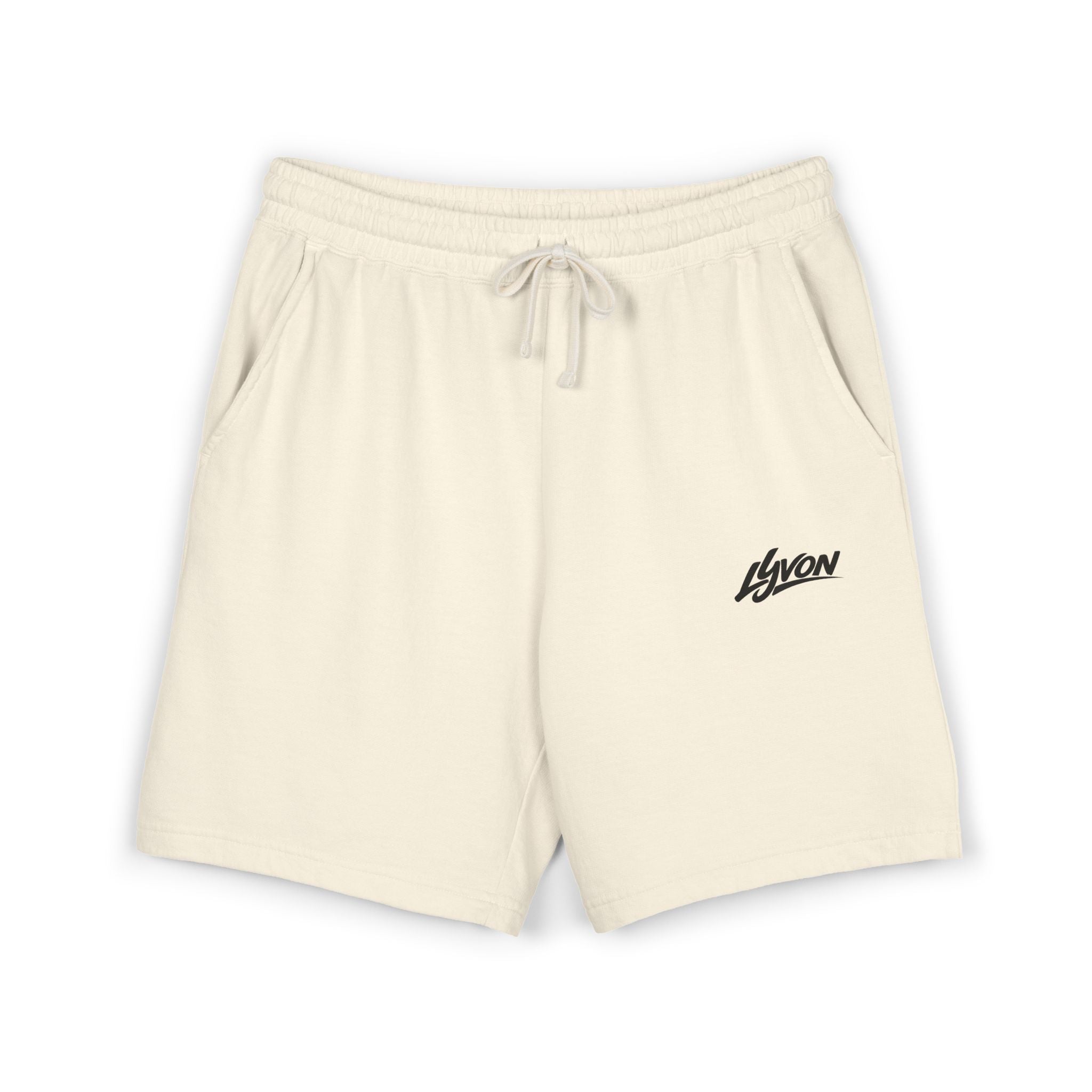 LYVON Fleece Shorts — Short Molletonné Logo Script