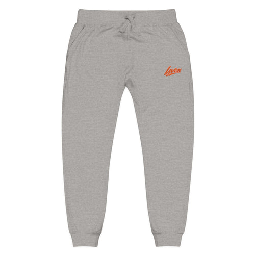 Embroidered "Loser" Fleece Sweatpants — Cozy White Joggers