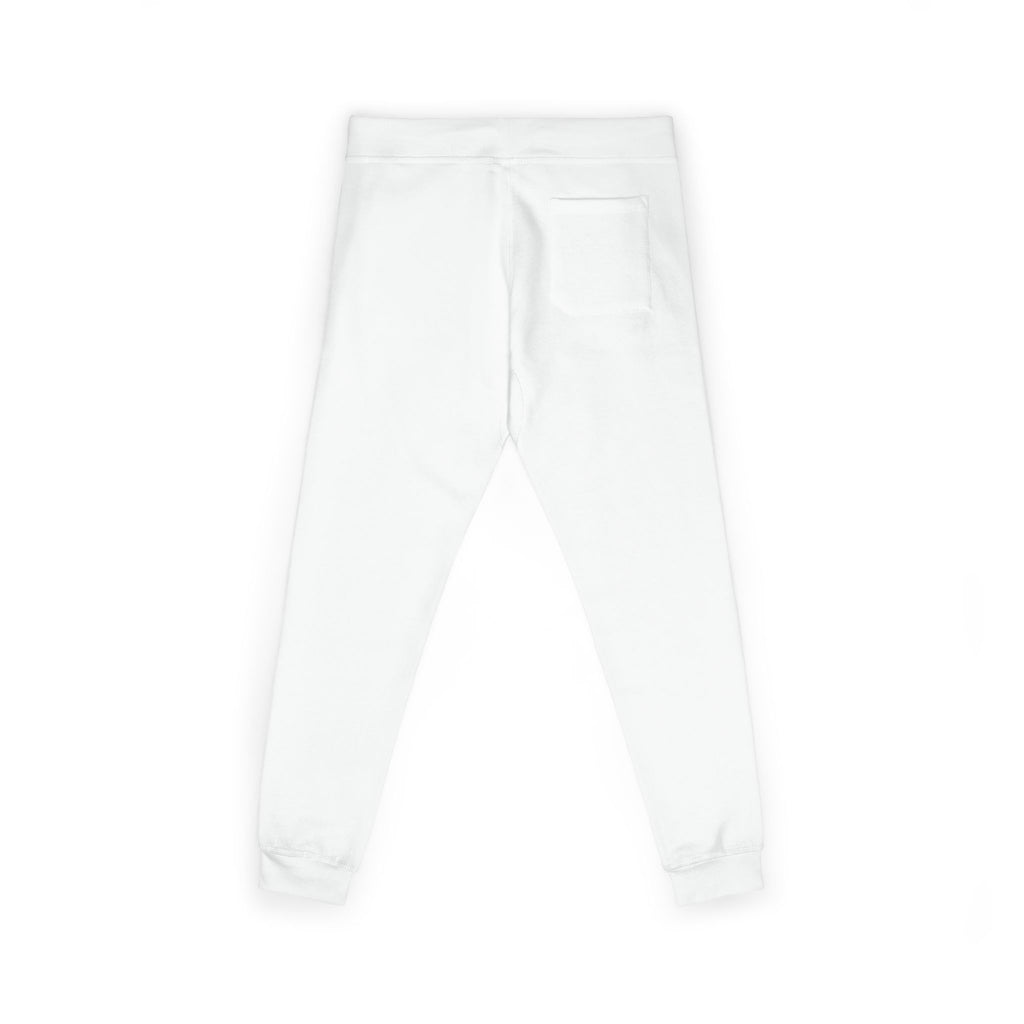 Embroidered "Loser" Fleece Sweatpants — Cozy White Joggers