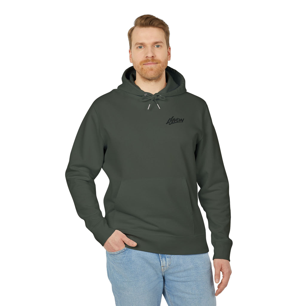 Lyvon 'Born to Stand Out' Hoodie — Graphic White Pullover