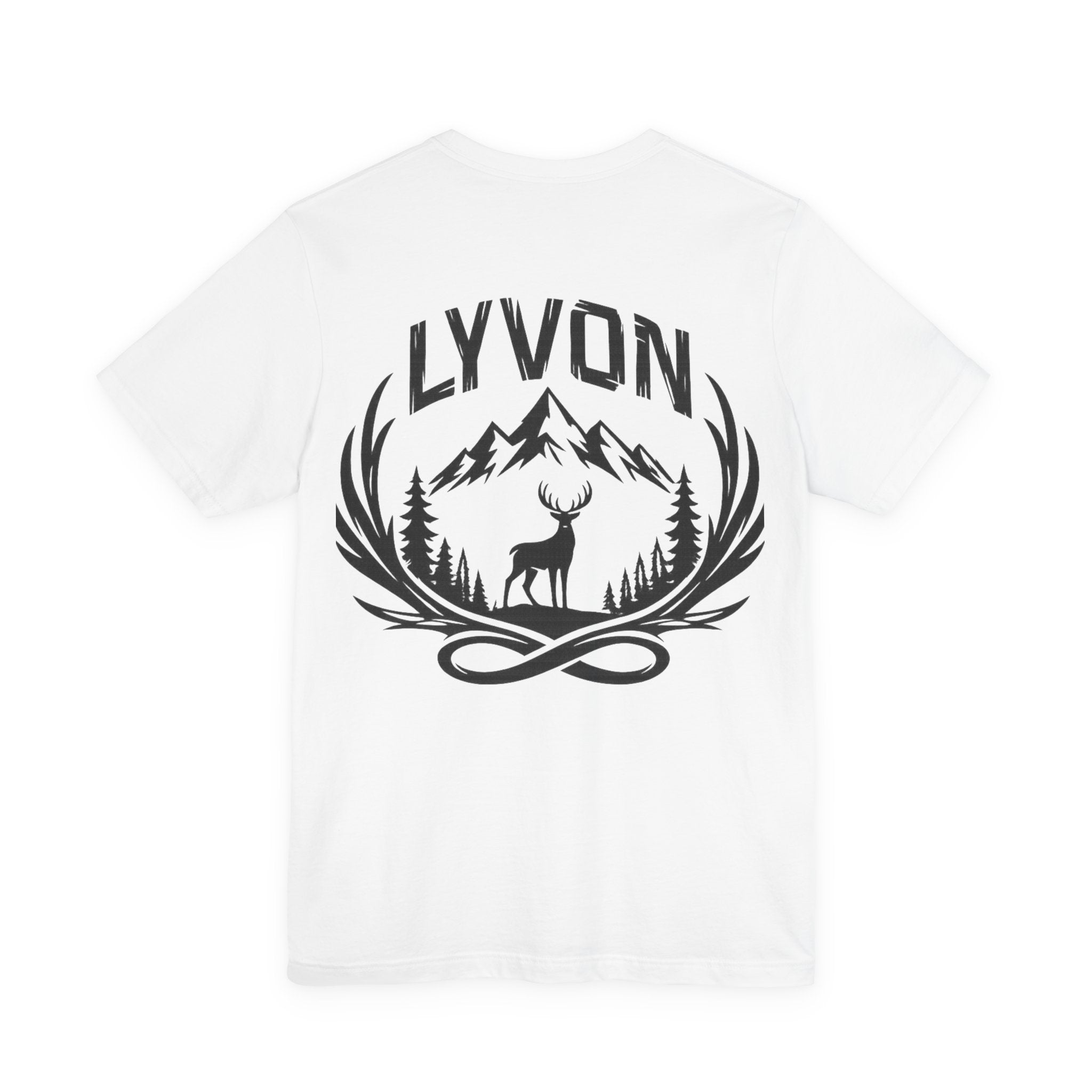 LYVON Outdoor Deer Tee — T-Shirt Graphique Montagne