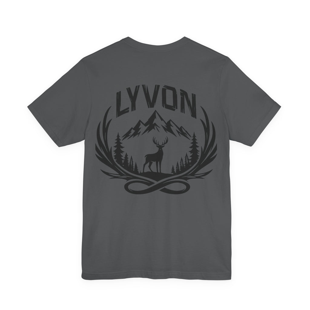 LYVON Outdoor Deer Tee — T-Shirt Graphique Montagne