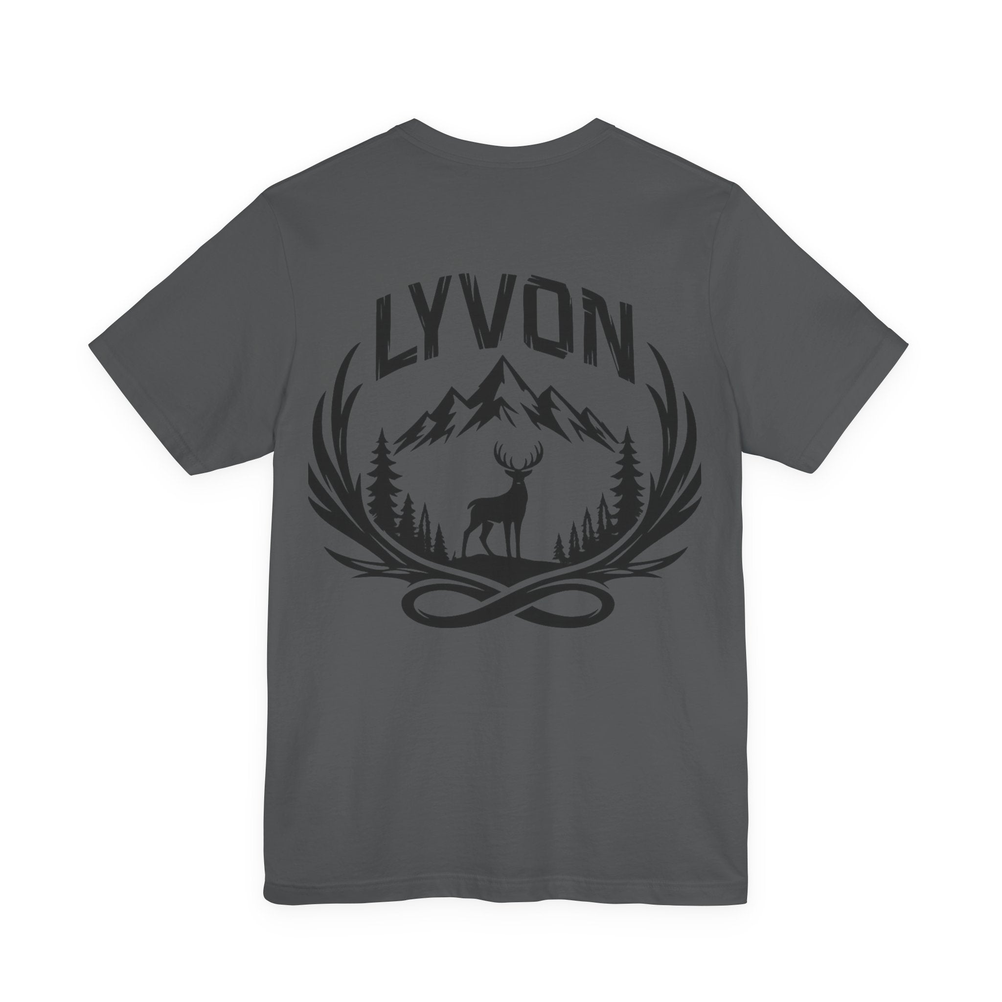 LYVON Outdoor Deer Tee — T-Shirt Graphique Montagne