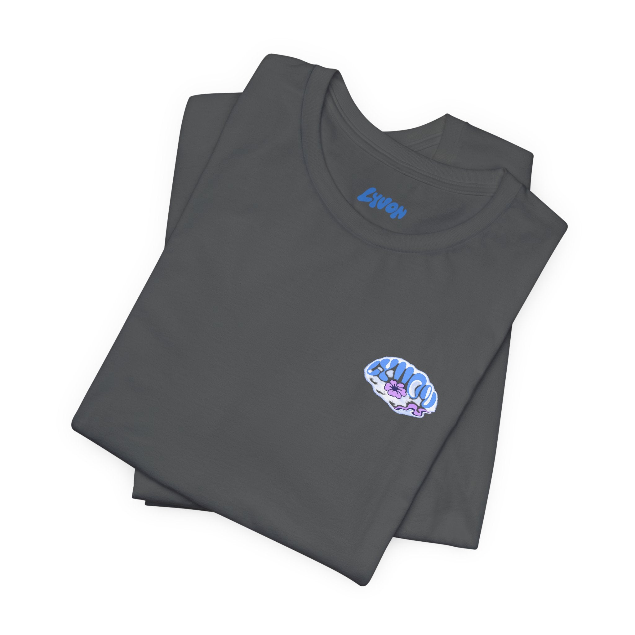 Psychedelic Wave Tee — 'Good Vibes' Retro Bubble Graphic T-Shirt
