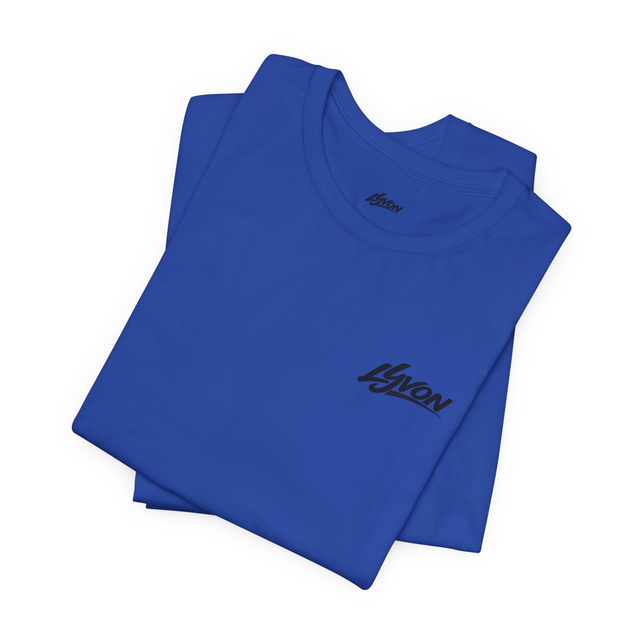 Lyon Retro Wave Tee — Graphic Back Print White T-Shirt