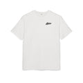 Oversized Tee — Black Wavy "LYUON" Logo Graphic