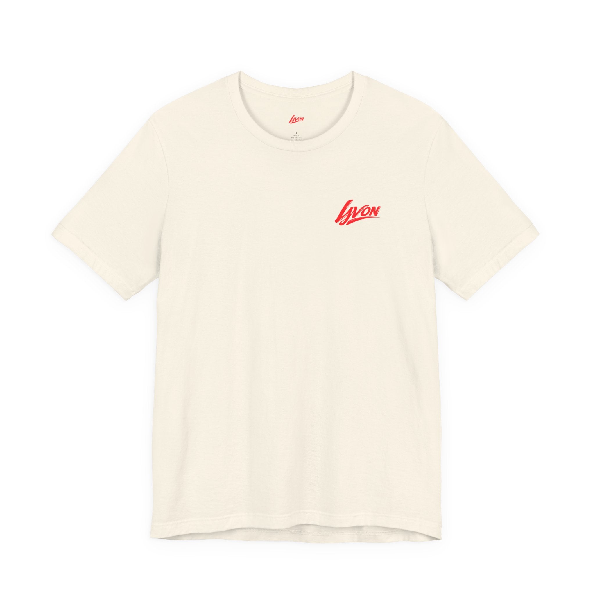 Heart Name Tee — 'Lyon' Pink Heart Graphic T-Shirt