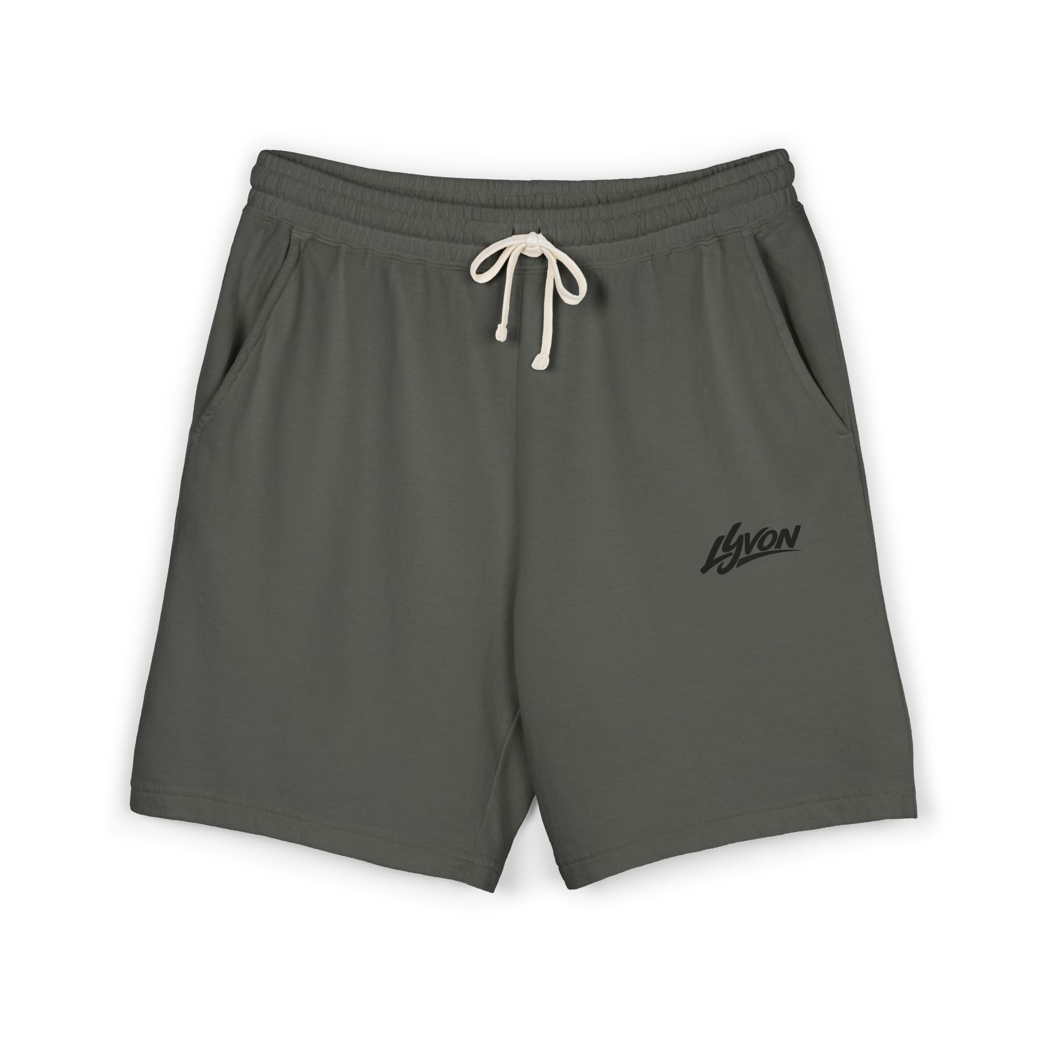 LYVON Fleece Shorts — Short Molletonné Logo Script