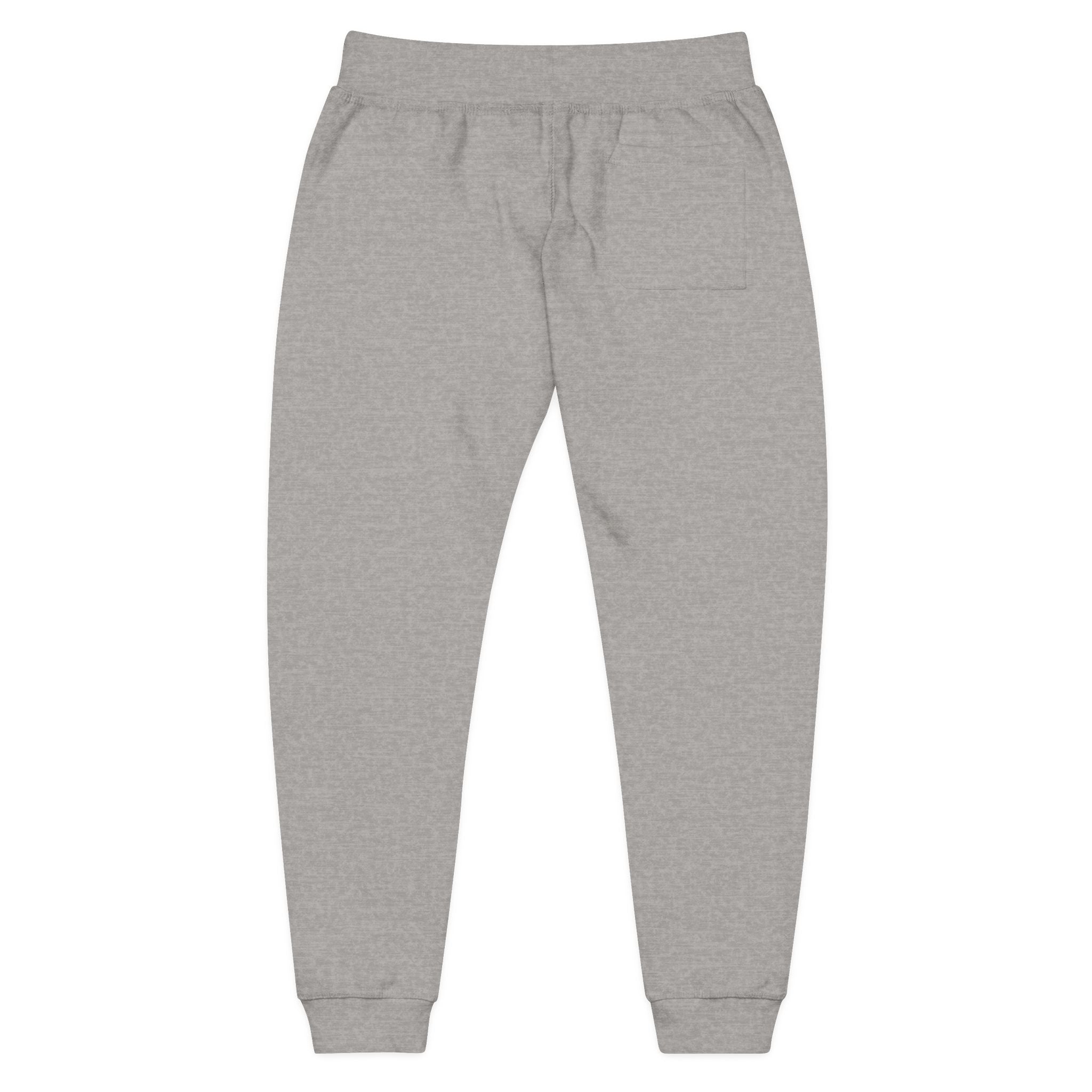 Embroidered "Loser" Fleece Sweatpants — Cozy White Joggers