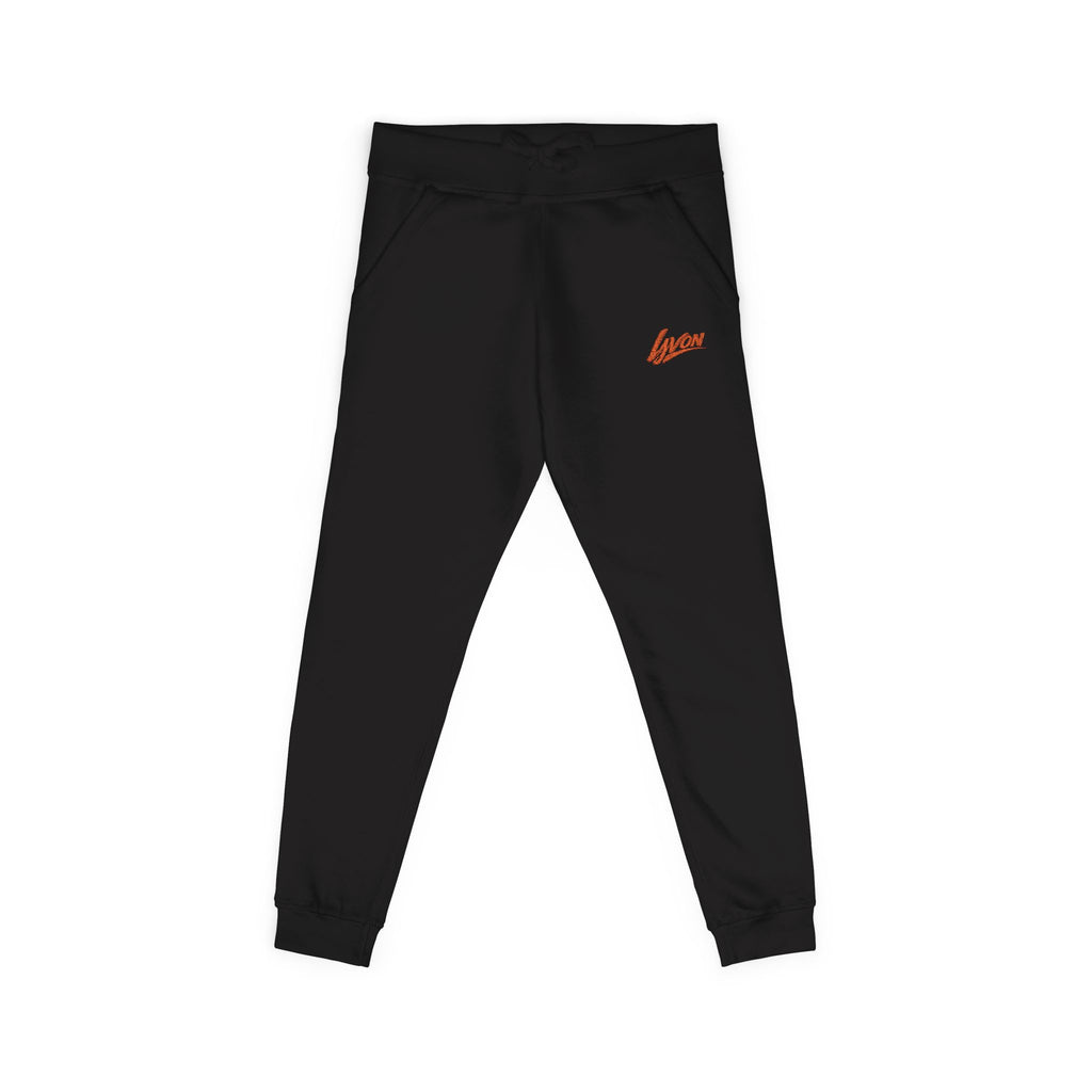 Embroidered "Loser" Fleece Sweatpants — Cozy White Joggers