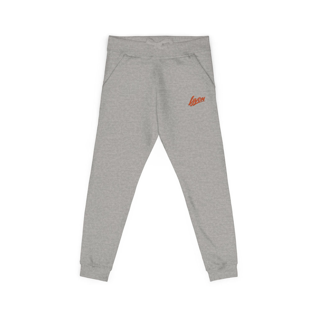 Embroidered "Loser" Fleece Sweatpants — Cozy White Joggers