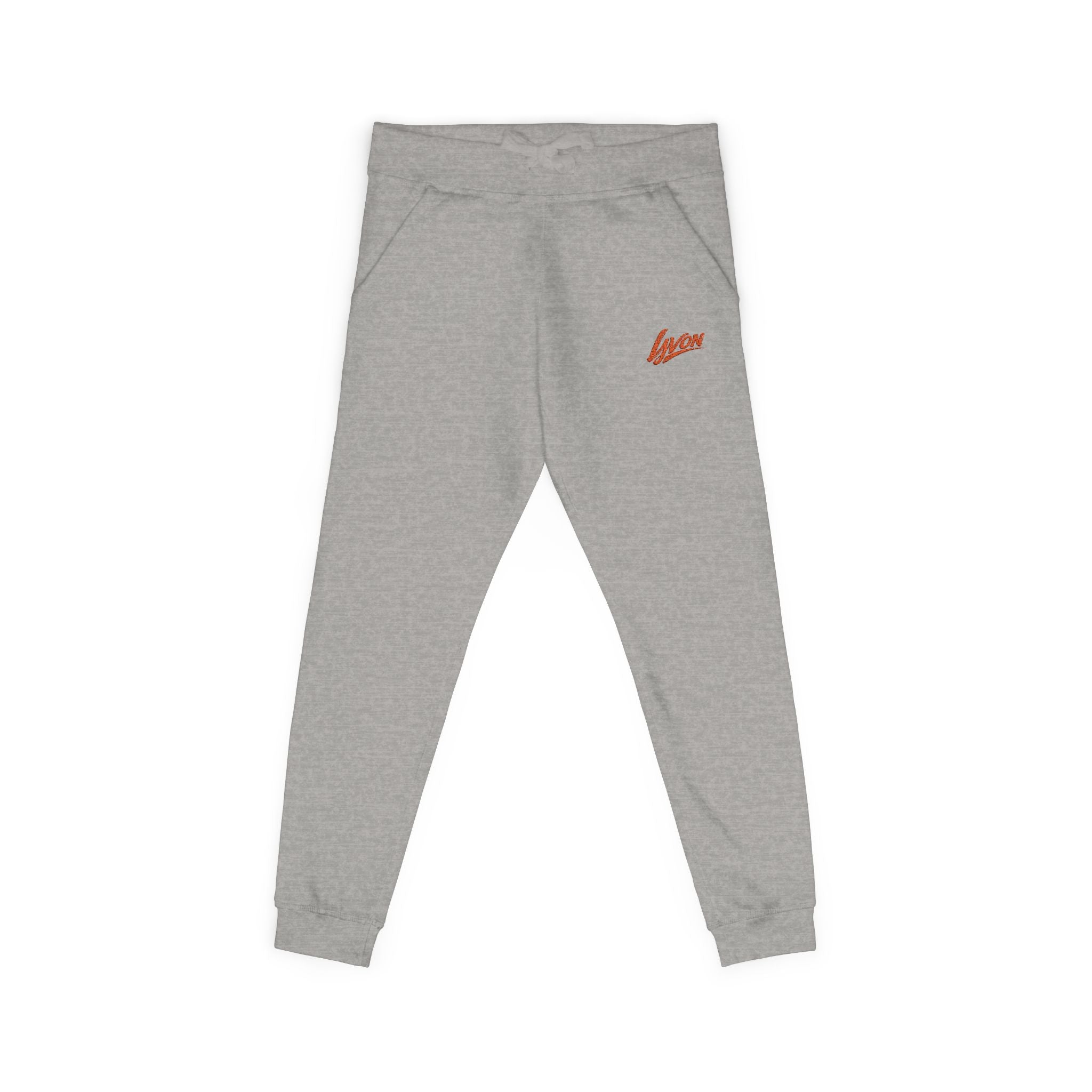 Embroidered "Loser" Fleece Sweatpants — Cozy White Joggers